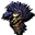 Blue Death Head